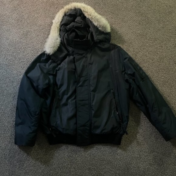 Andrew Marc Bomber Winter Jacket Size L Mens - Picture 2 of 2